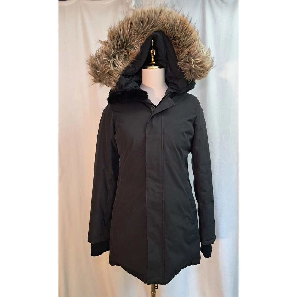 ARITZIA Golden By TNA Haven Parka Warmest High Altitude Goose-Down Hood Size S